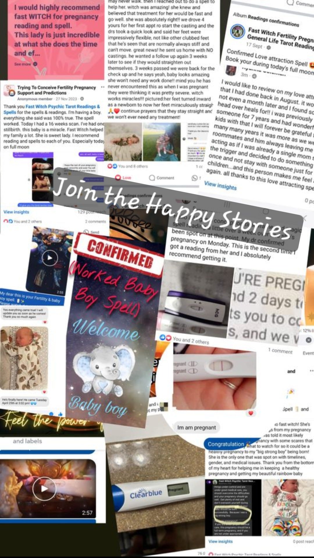 Big bundle Magic Spells- Fertility & Conception, Baby Gender, Health & Protective