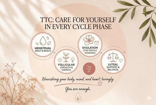 TTC & How to care for yourself through every phase of cycle