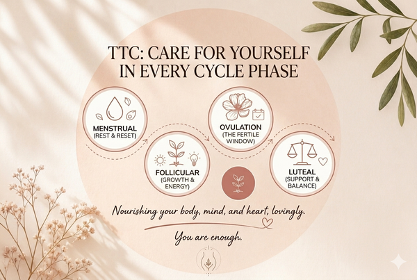 TTC & How to care for yourself through every phase of cycle