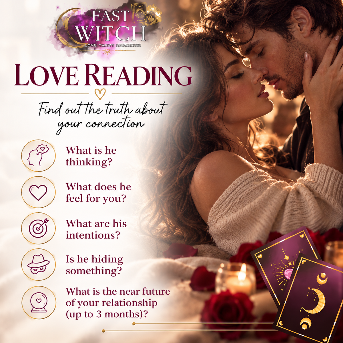 Love Tarot Reading – What he feel?