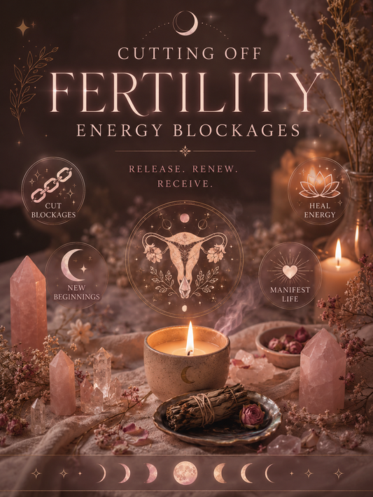 Cutting off fertility energy blockages