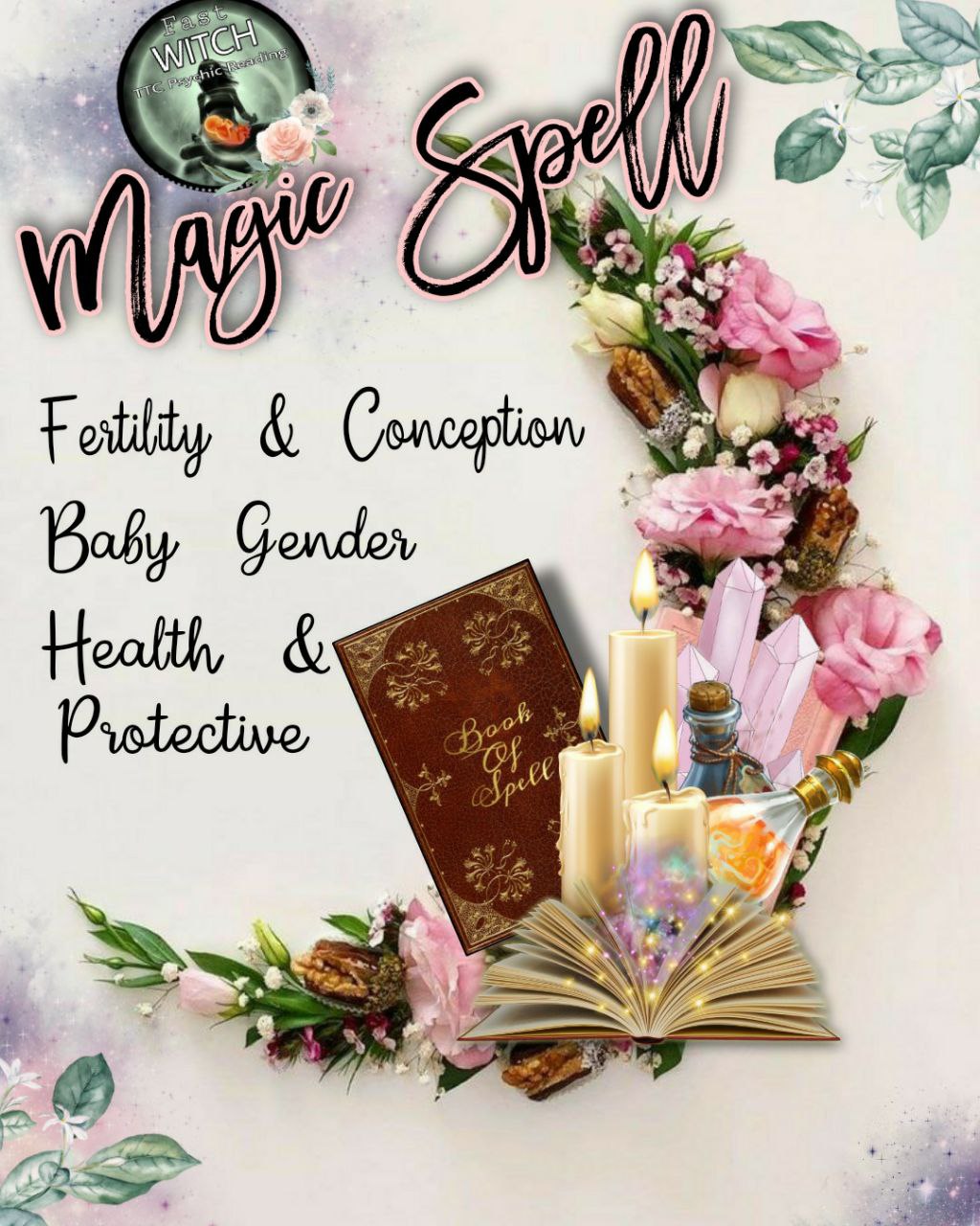 Big bundle Magic Spells- Fertility & Conception, Baby Gender, Health & Protective