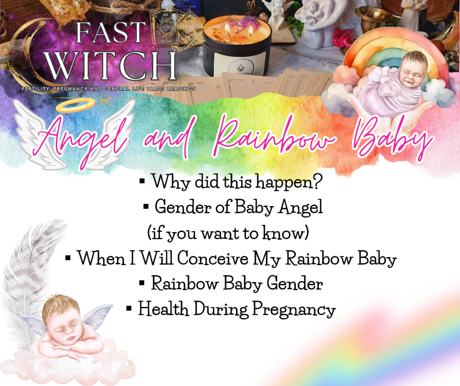 Angel and Rainbow Baby