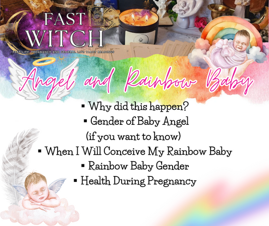 Angel and Rainbow Baby