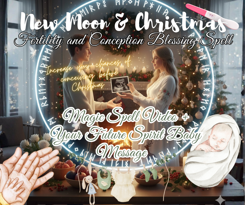 Social New moon and Christmas Blessing Spell